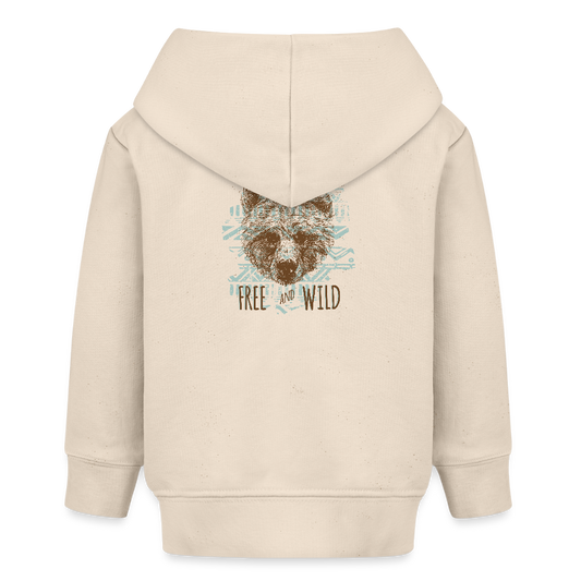 Stanley/Stella Bio hoodie BABY CRUISER - witgrijs