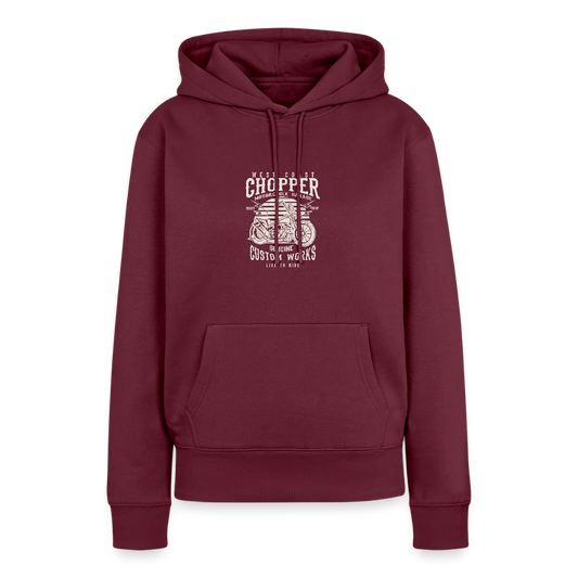 Vrouwen Premium hoodie - bourgondisch