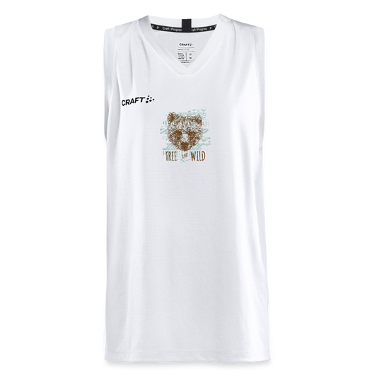 CRAFT Progress teenager basketbalshirt - wit