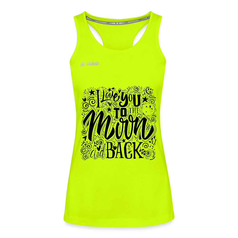JAKO Vrouwen tanktop Run 2.0 - neongeel