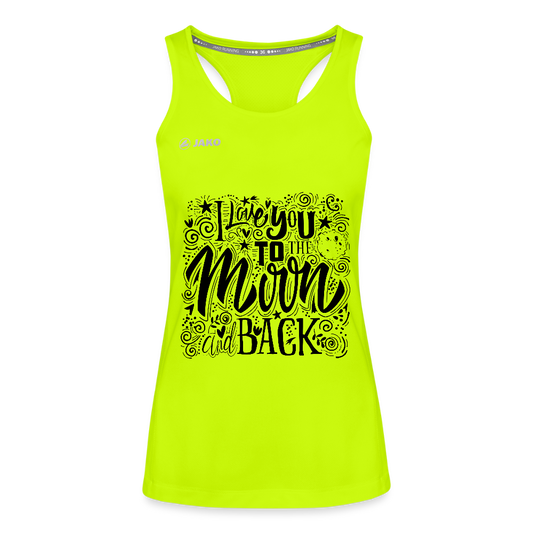JAKO Vrouwen tanktop Run 2.0 - neongeel