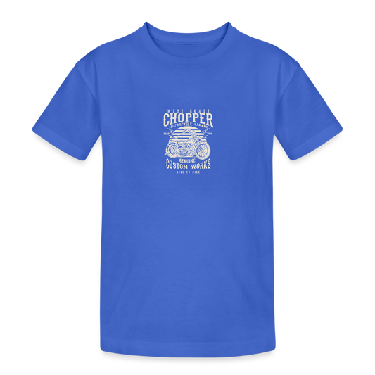 Kinderen Heavy Cotton T-shirt - koningsblauw