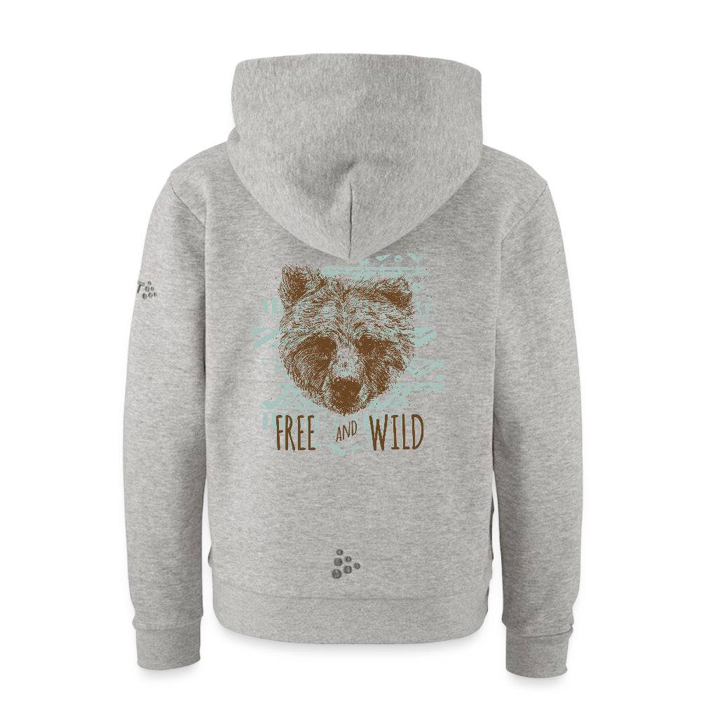 CRAFT Community 2.0 tieners hoodie - grijs gemêleerd