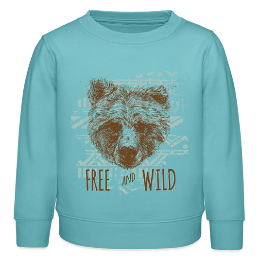 Stanley/Stella Mini Changer bio kindersweatshirt - pastel-turquoise
