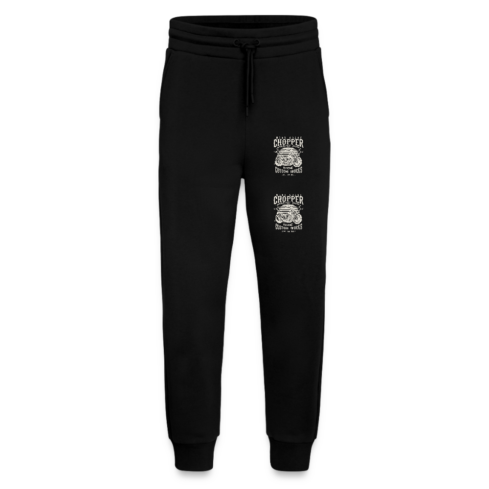 Organic relaxed joggingbroek made in EU - SOLID BLACK