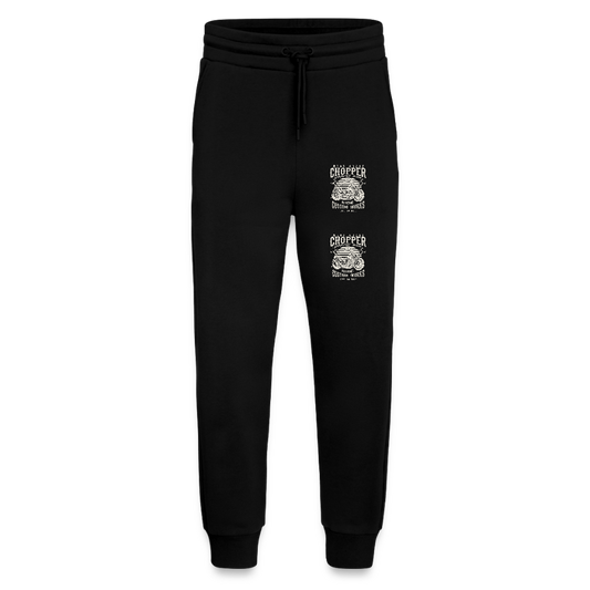 Organic relaxed joggingbroek made in EU - SOLID BLACK