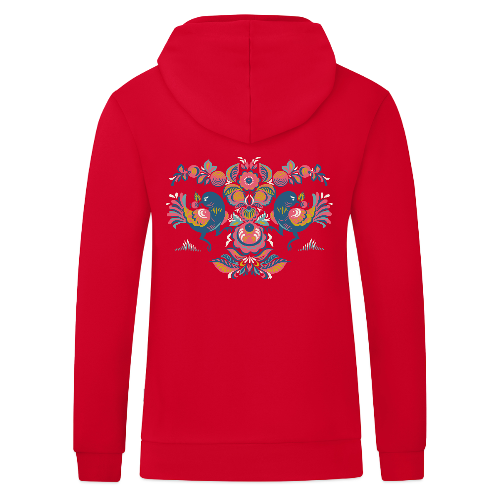 JAKO Ziphoodie Organic - rood