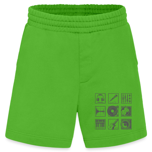 Heavyweight organic shorts made in EU - Apple Neon