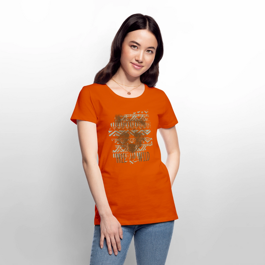 Vrouwen Premium T-shirt - oranje 