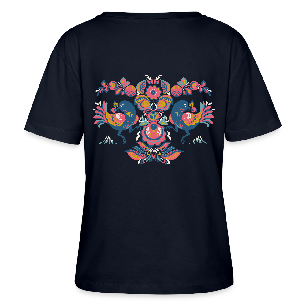 Stanley/Stella Relaxed vrouwen bio-T-shirt met ronde hals SERENA - marine