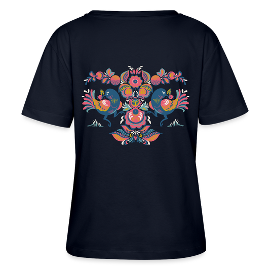 Stanley/Stella Relaxed vrouwen bio-T-shirt met ronde hals SERENA - marine