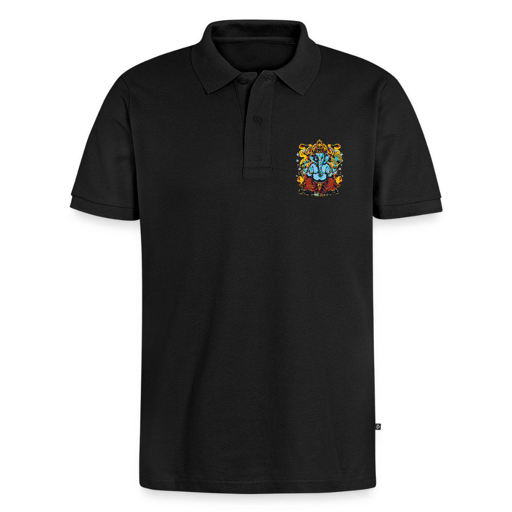 Mannen Premium Bio Poloshirt - zwart