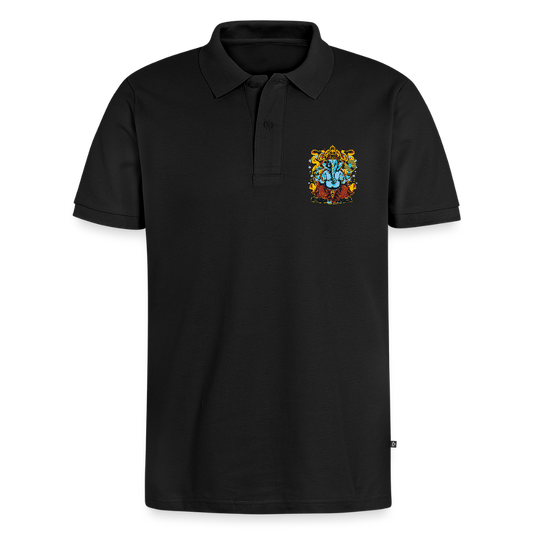 Mannen Premium Bio Poloshirt - zwart