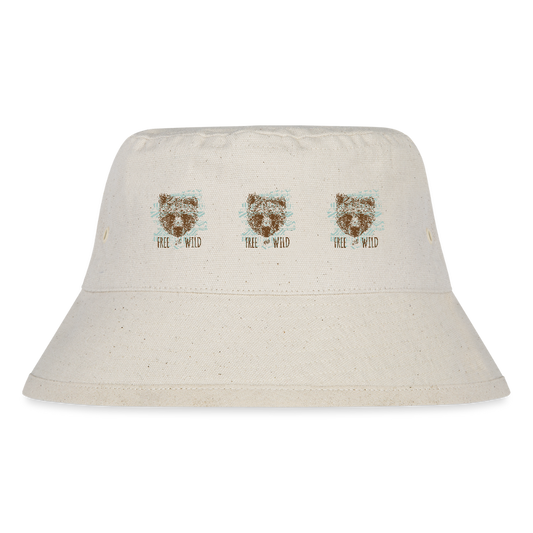 Stanley/Stella gerecyclede bucket hat - natuurwit