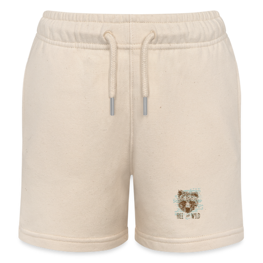 Stanley/Stella Kinder-bio-joggingshorts MINI BOLTER - witgrijs