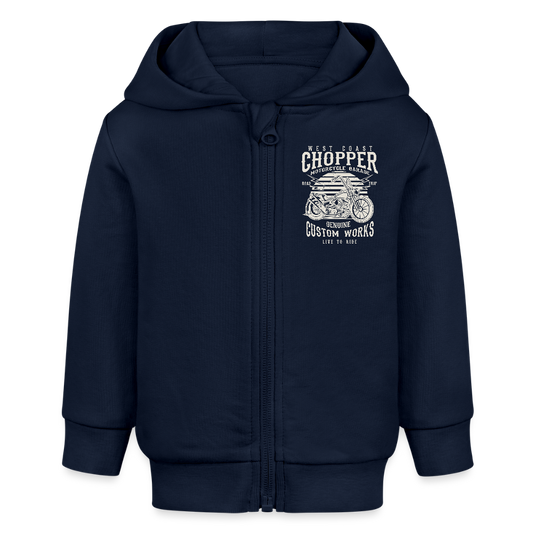 Stanley/Stella Bio zip-hoodie BABY CONNECTOR - navy