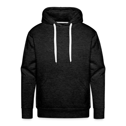 Mannen Premium hoodie - houtskool