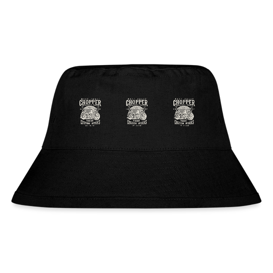 Stanley/Stella gerecyclede bucket hat - zwart