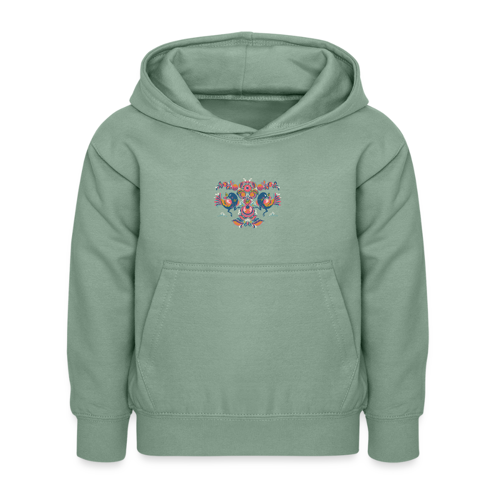 Kinderhoodie - grijsgroen