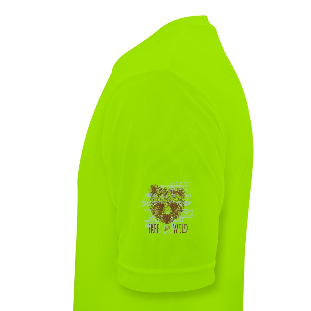 Mannen T-shirt ademend actief - neongroen