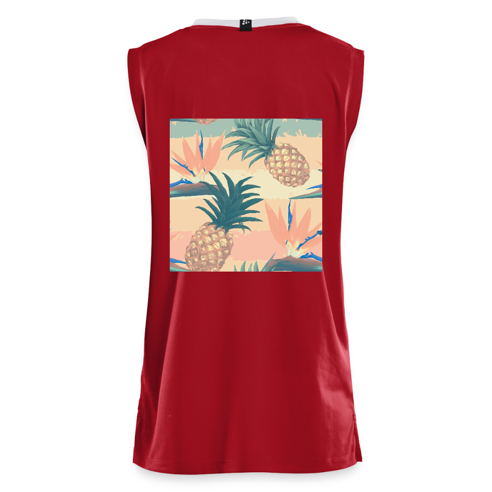 CRAFT Progress vrouwen basketbalshirt - donkerrood