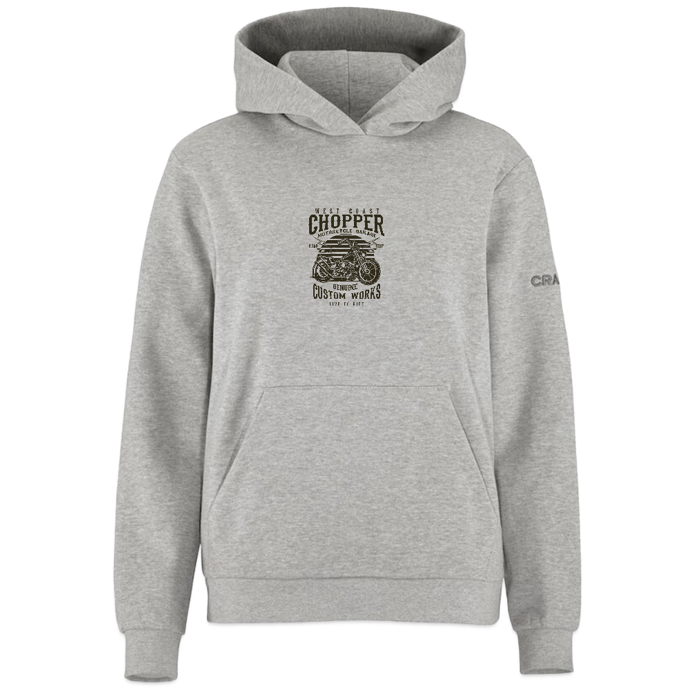 CRAFT Community 2.0 vrouwen hoodie - grijs gemêleerd