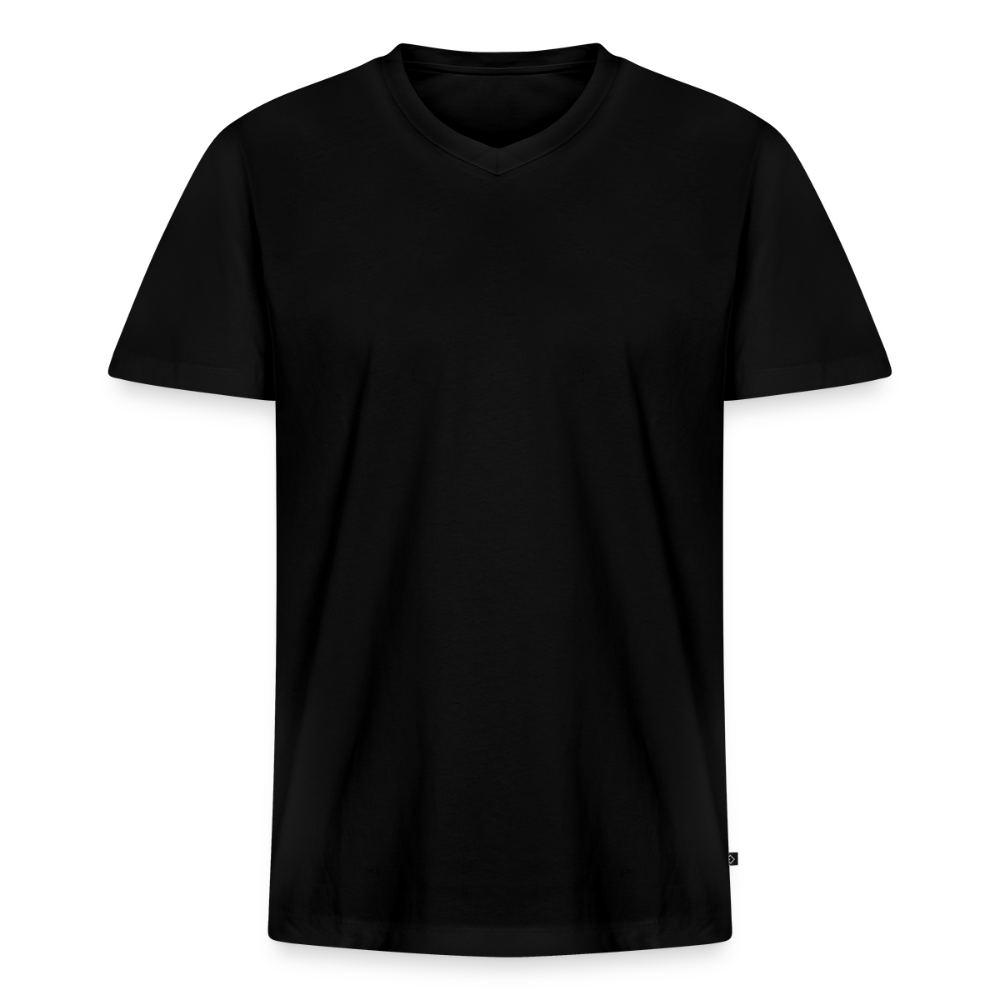 Mannen bio T-shirt met V-hals van Stanley & Stella - zwart