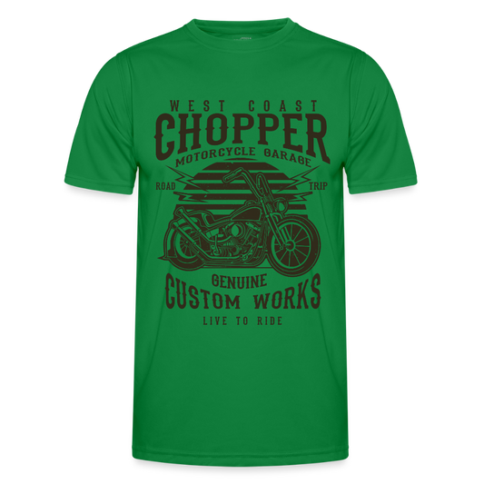 Functioneel T-shirt voor mannen - kelly groen