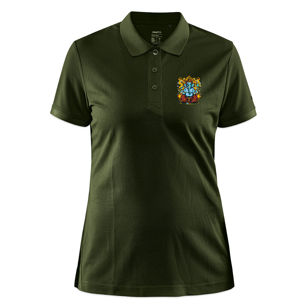 CRAFT Core Unify damespolo - mosgroen