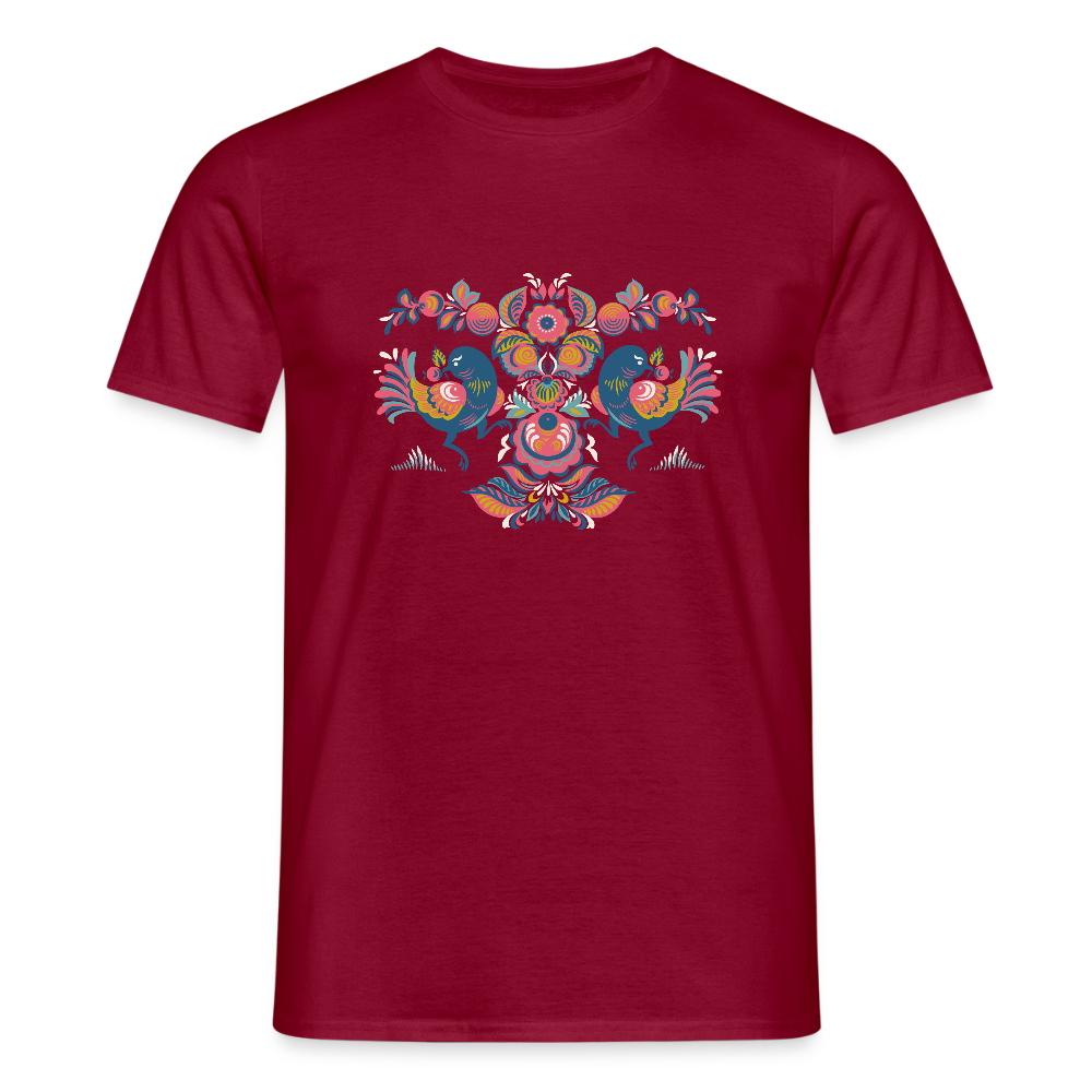 Mannen T-shirt - steenrood