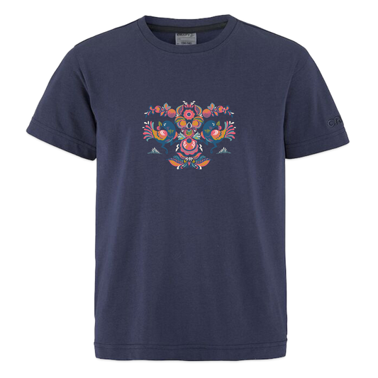 CRAFT Community 2.0 tieners T-shirt - dark navy