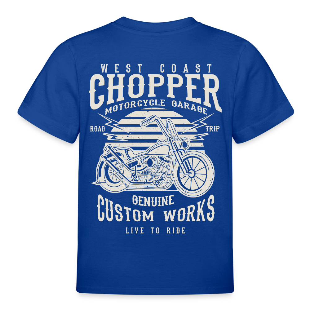 Teenager T-shirt - koningsblauw
