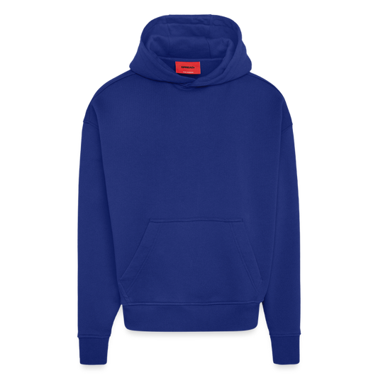 Heavyweight oversized organic hoodie made in EU - Iconic Blue