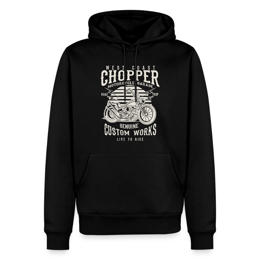 Mannen Premium hoodie - zwart