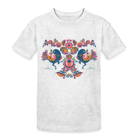Kinderen Heavy Cotton T-shirt - heather wit