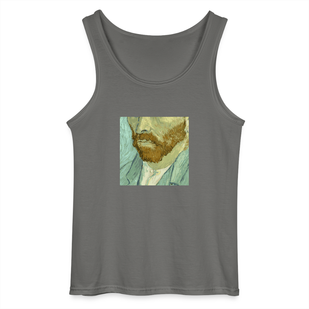 Gildan mannen tanktop - houtskool