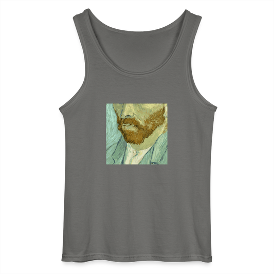 Gildan mannen tanktop - houtskool