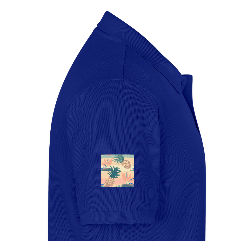 Mannen Premium Bio Poloshirt - koningsblauw