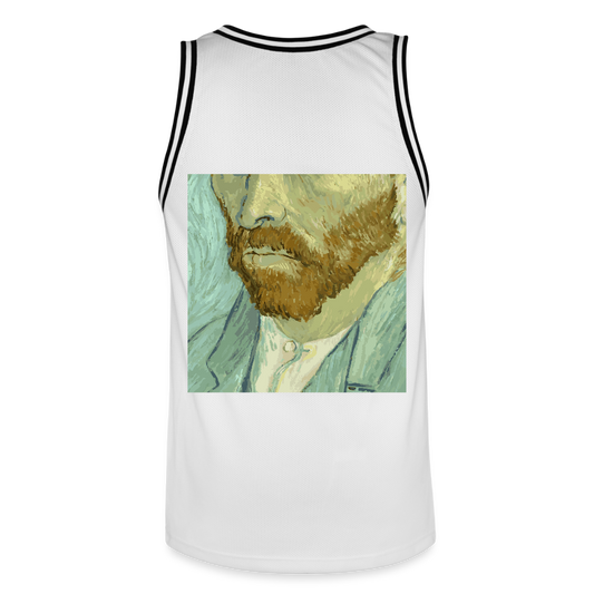 Mannen basketbal shirt - wit/zwart