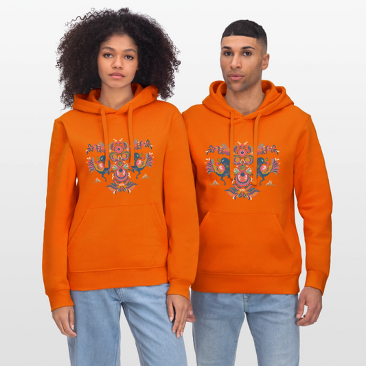 Stanley/Stella Uniseks bio-hoodie DRUMMER - dieporanje