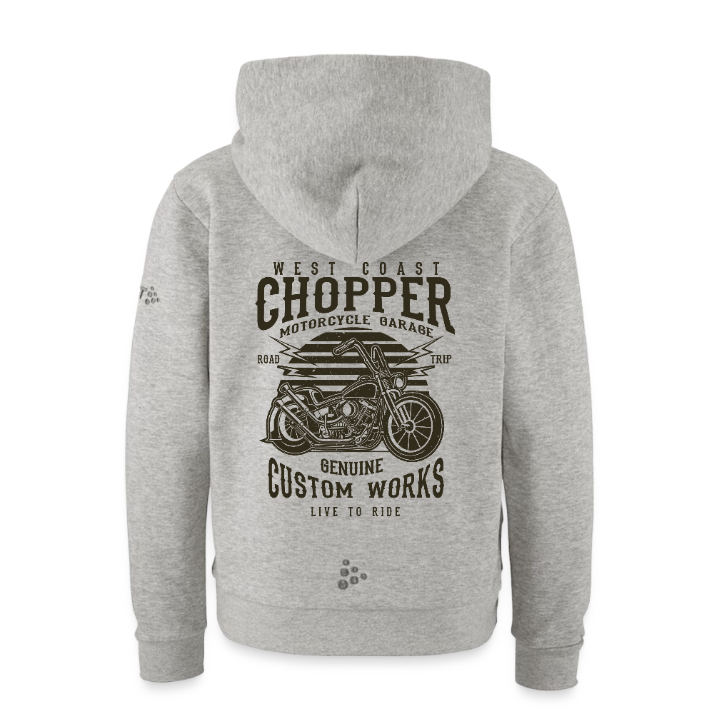 CRAFT Community 2.0 tieners hoodie - grijs gemêleerd