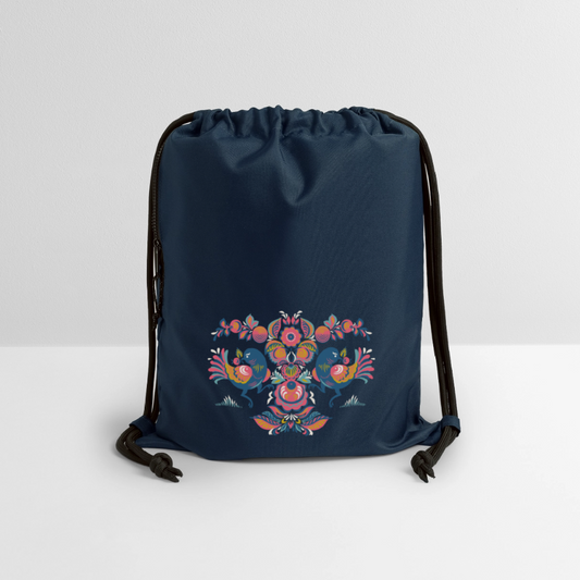 Gymtas van gerecycled materiaal - navy