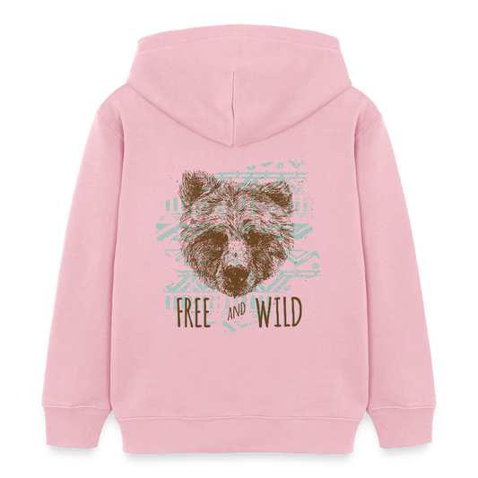 Stanley/Stella Kinder-bio-hoodie Mini Cruiser - lichtroze