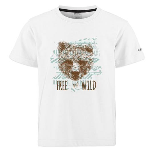 CRAFT Community 2.0 tieners T-shirt - wit