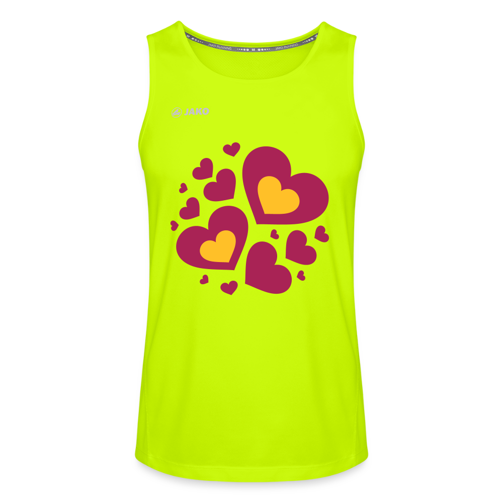 JAKO Mannen tanktop Run 2.0 - neongeel