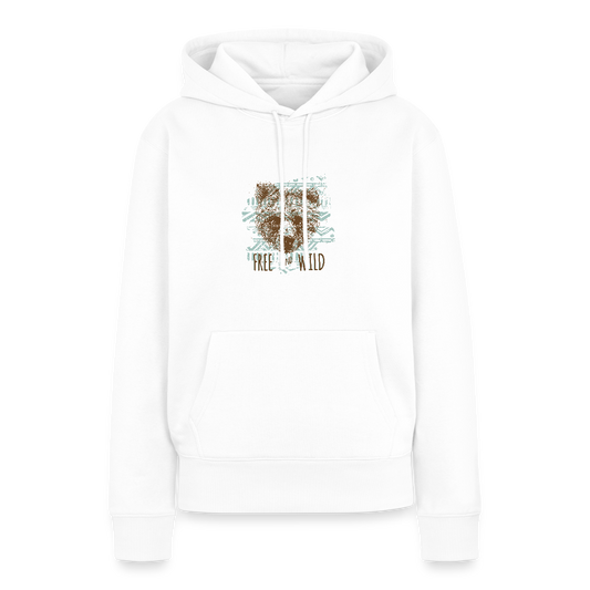 Vrouwen Premium hoodie - wit