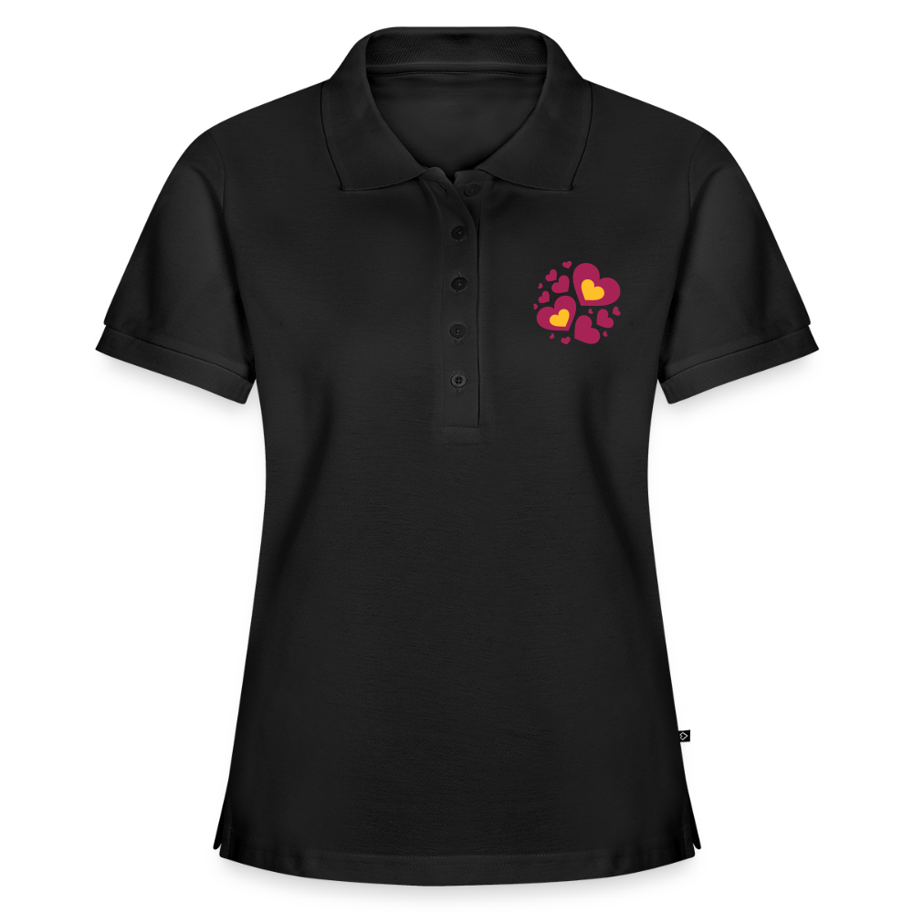 Vrouwen Premium Bio Poloshirt - zwart