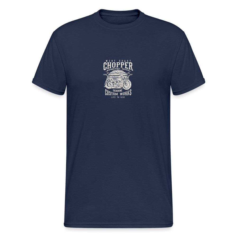 Mannen Gildan Heavy T-shirt - navy
