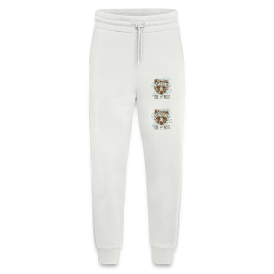Organic relaxed joggingbroek made in EU - OFF WHITE