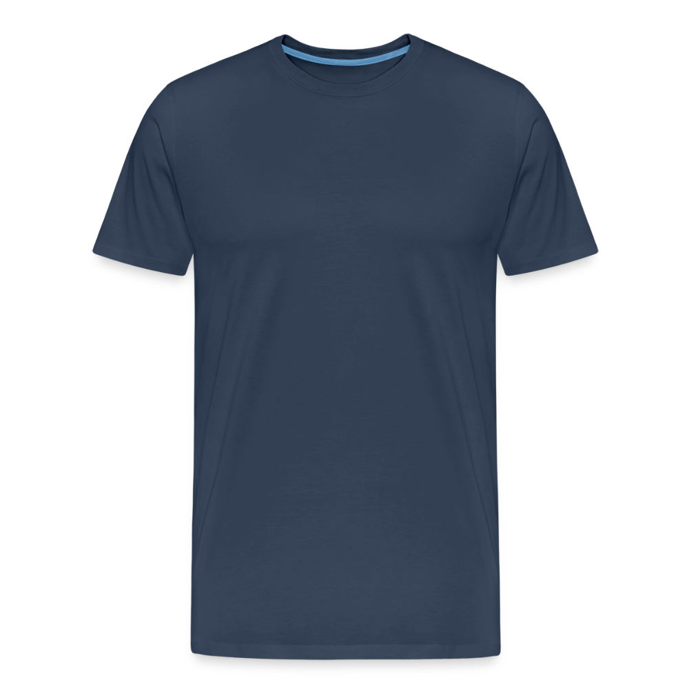 Mannen premium biologisch T-shirt - navy